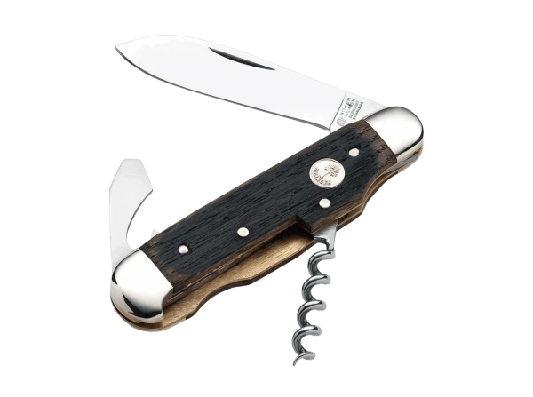 Böker Manufaktur 110185 Winzermesser Griff Aus Eichenholz, Neusilber 4 Böker Manufaktur 110185 Winzermesser Griff Aus Eichenholz, Neusilber – Bild 2