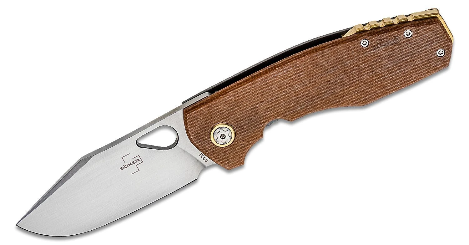 Böker Plus 01BO338 F3,5 Micarta Braun 4 Böker Plus 01BO338 F3,5 Micarta Braun – Bild 2
