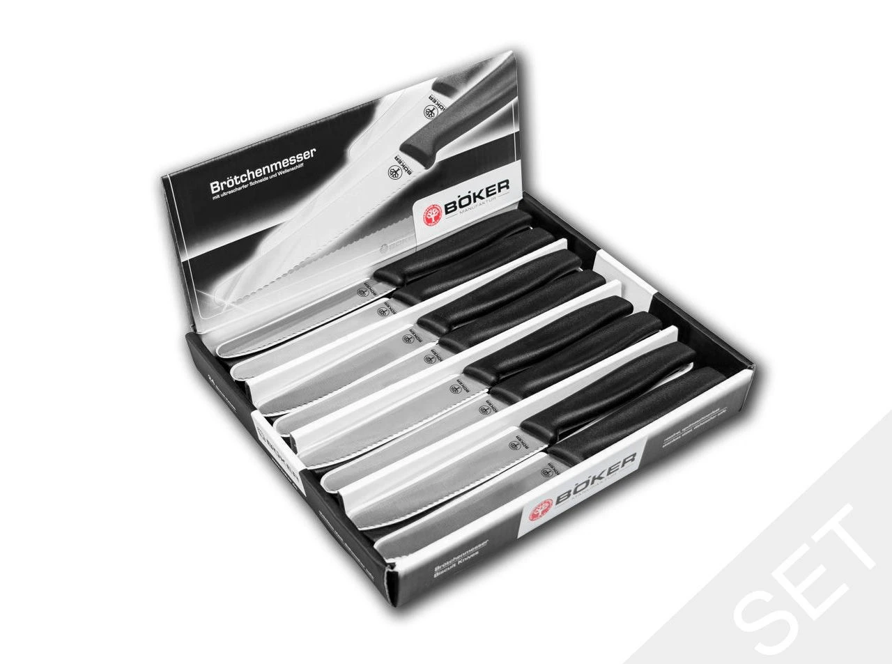 Sandwich Knife Display Black 72 Pieces 3 Sandwich Knife Display Black 72 Pieces