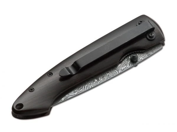 Böker Plus 01BO101DAM Damascus Gent I Griff Aus Ebenholz 5 Böker Plus 01BO101DAM Damascus Gent I Griff Aus Ebenholz – Bild 3