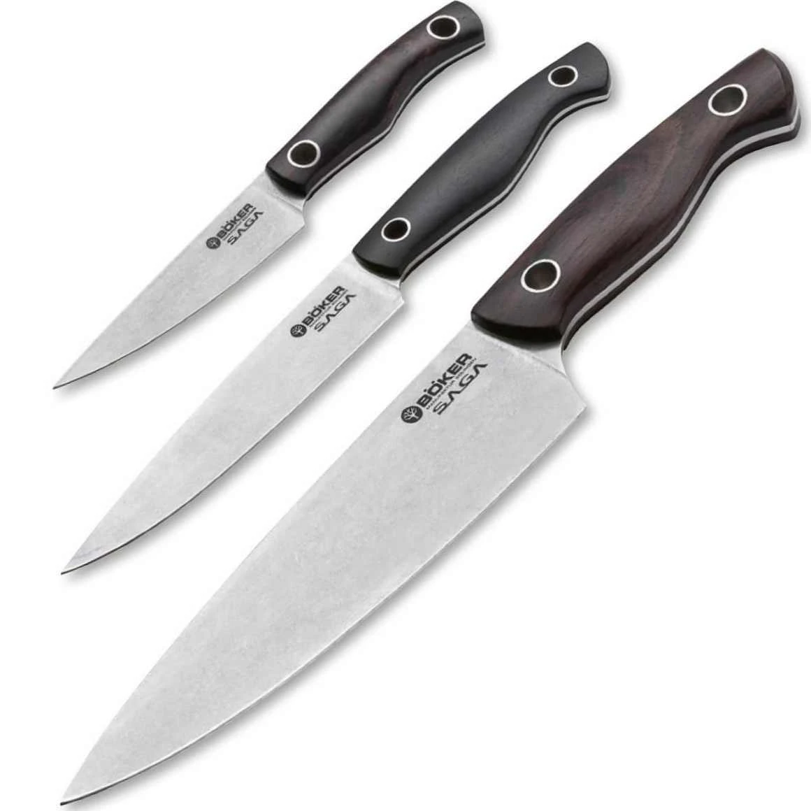 Böker Manufaktur 130368SET Saga Set 3 St. 3 Böker Manufaktur 130368SET Saga Set 3 St.